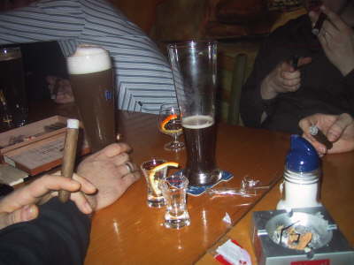Rauchen und Drinken